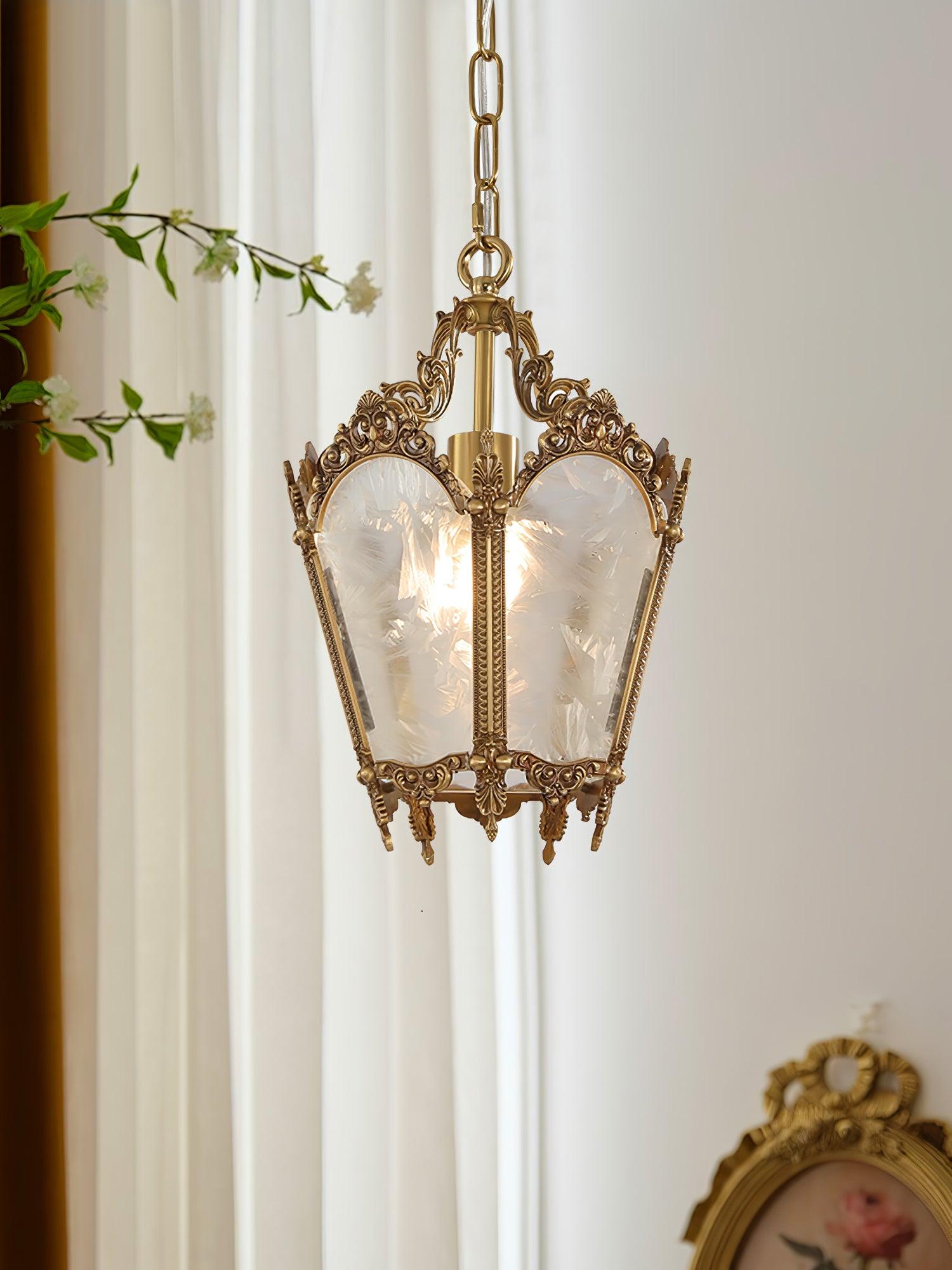 Lustra Pendelleuchte Messing Empire Antik Elegant-Letslighting