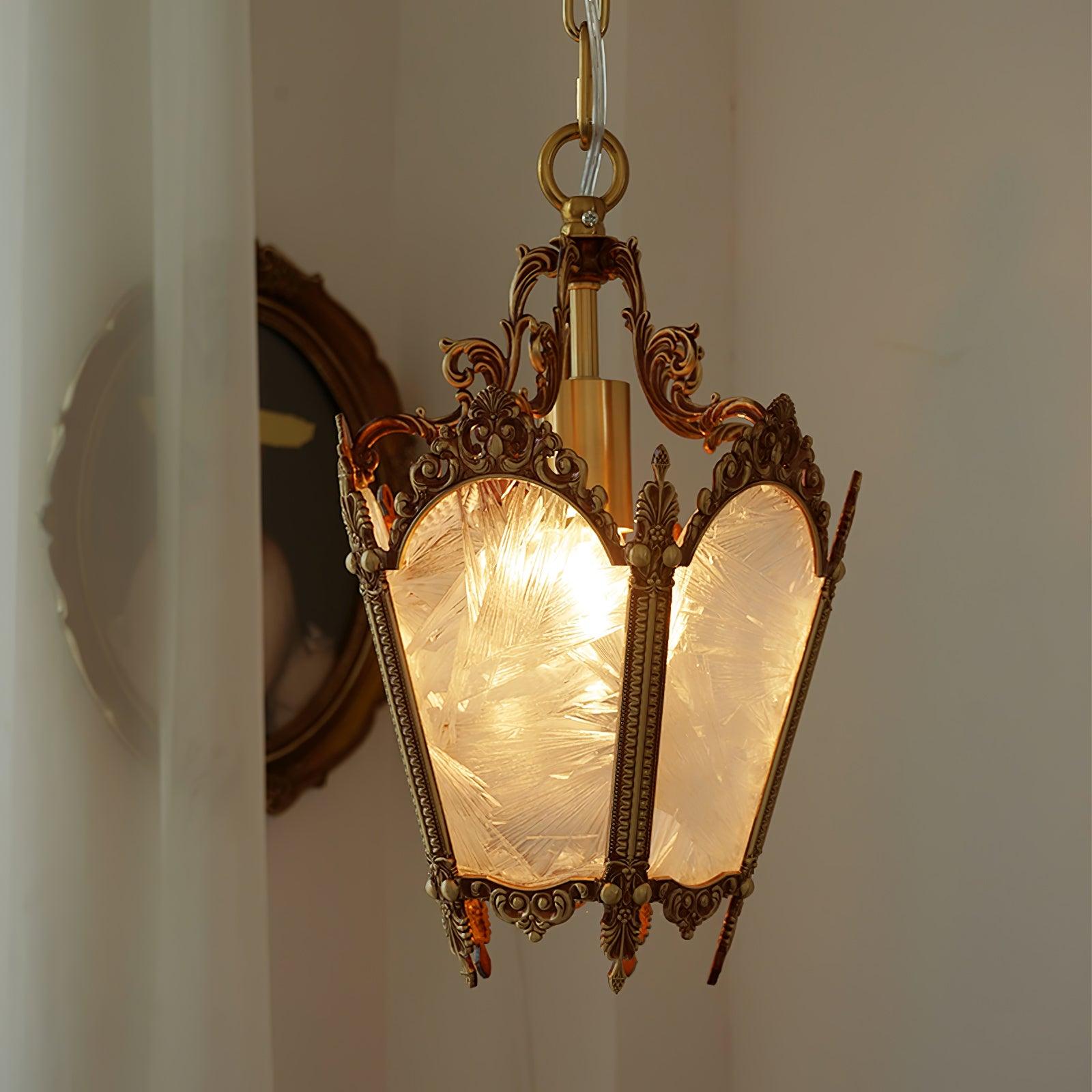 Lustra Pendelleuchte Messing Empire Antik Elegant-Letslighting