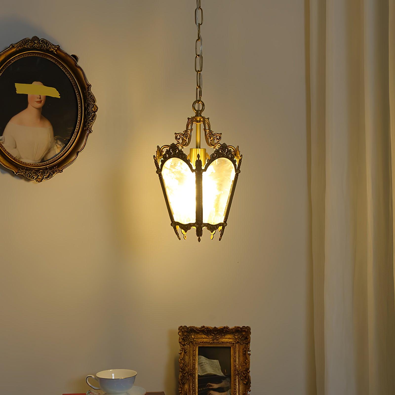 Lustra Pendelleuchte Messing Empire Antik Elegant-Letslighting