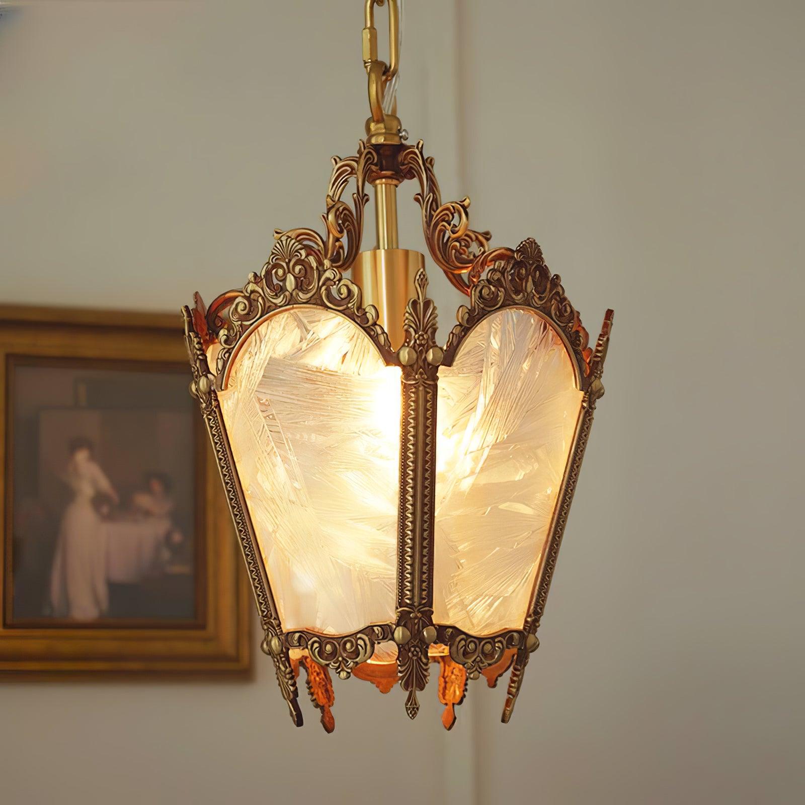 Lustra Pendelleuchte Messing Empire Antik Elegant-Letslighting