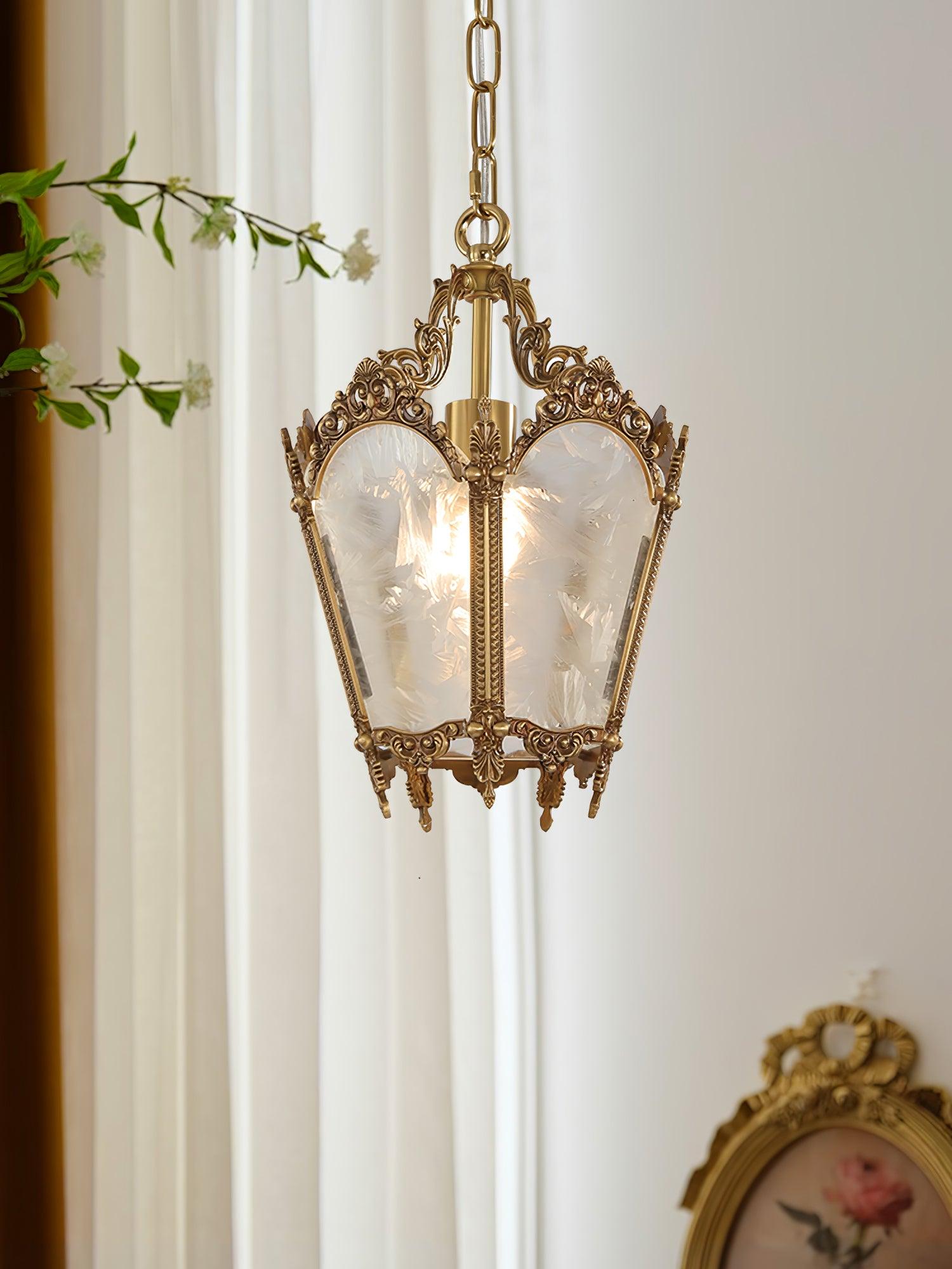 Lustra Pendelleuchte Messing Empire Antik Elegant-Letslighting