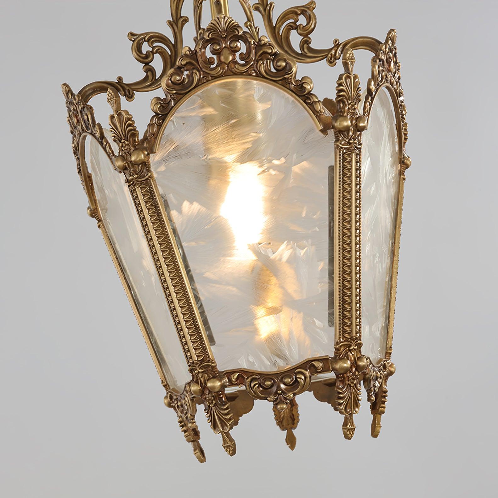 Lustra Pendelleuchte Messing Empire Antik Elegant-Letslighting
