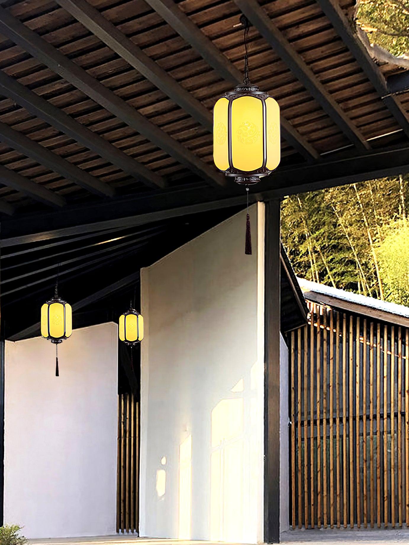 Solara Pendelleuchte Antike Laterne Outdoor Rustikal-Letslighting