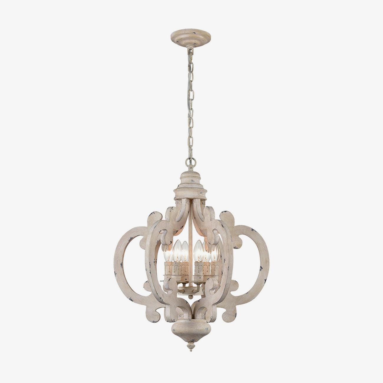 Lustra Kronleuchter Holz Vintage-Letslighting