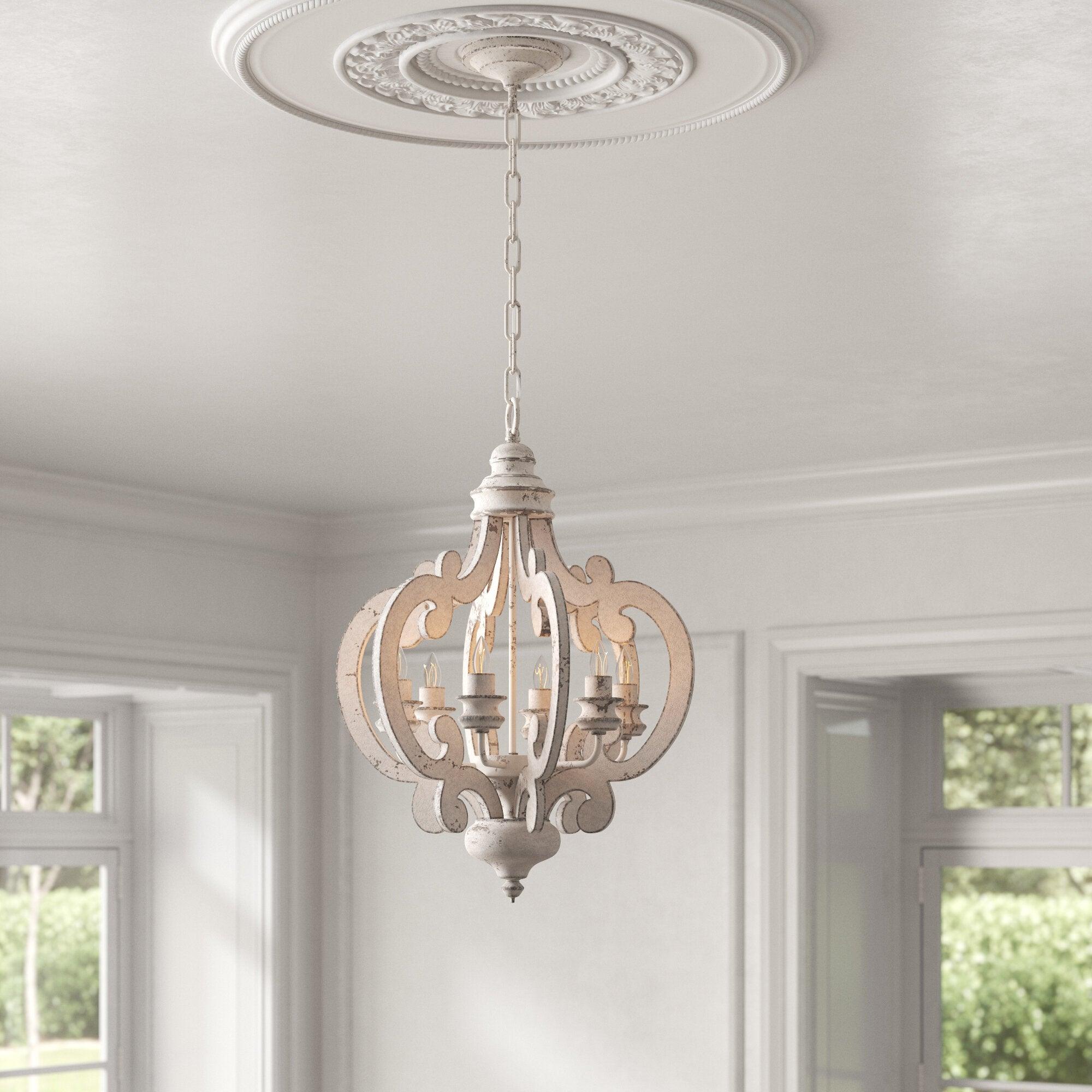 Lustra Kronleuchter Holz Vintage-Letslighting