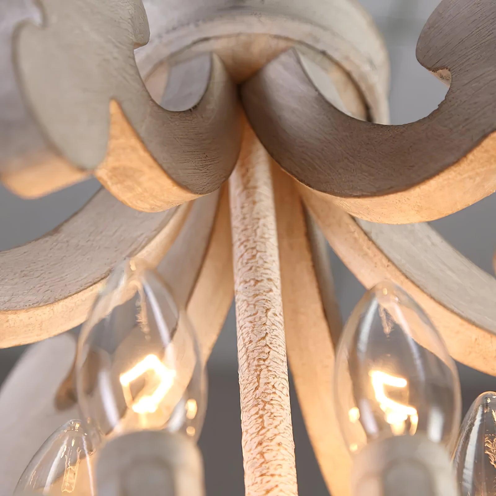 Lustra Kronleuchter Holz Vintage-Letslighting