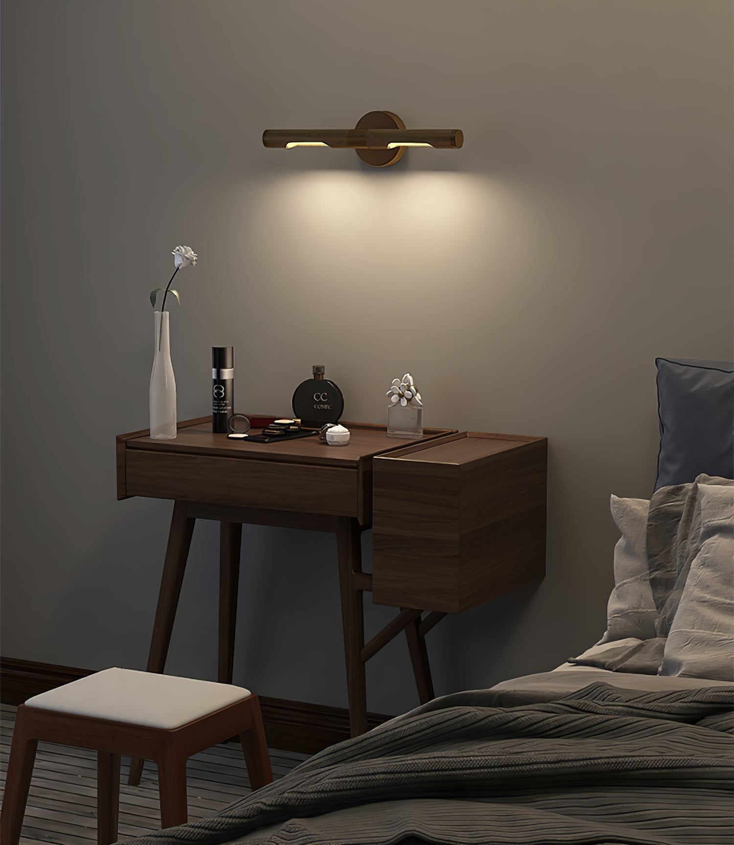 Solvain Moderne Messing LED Wandleuchte-Letslighting