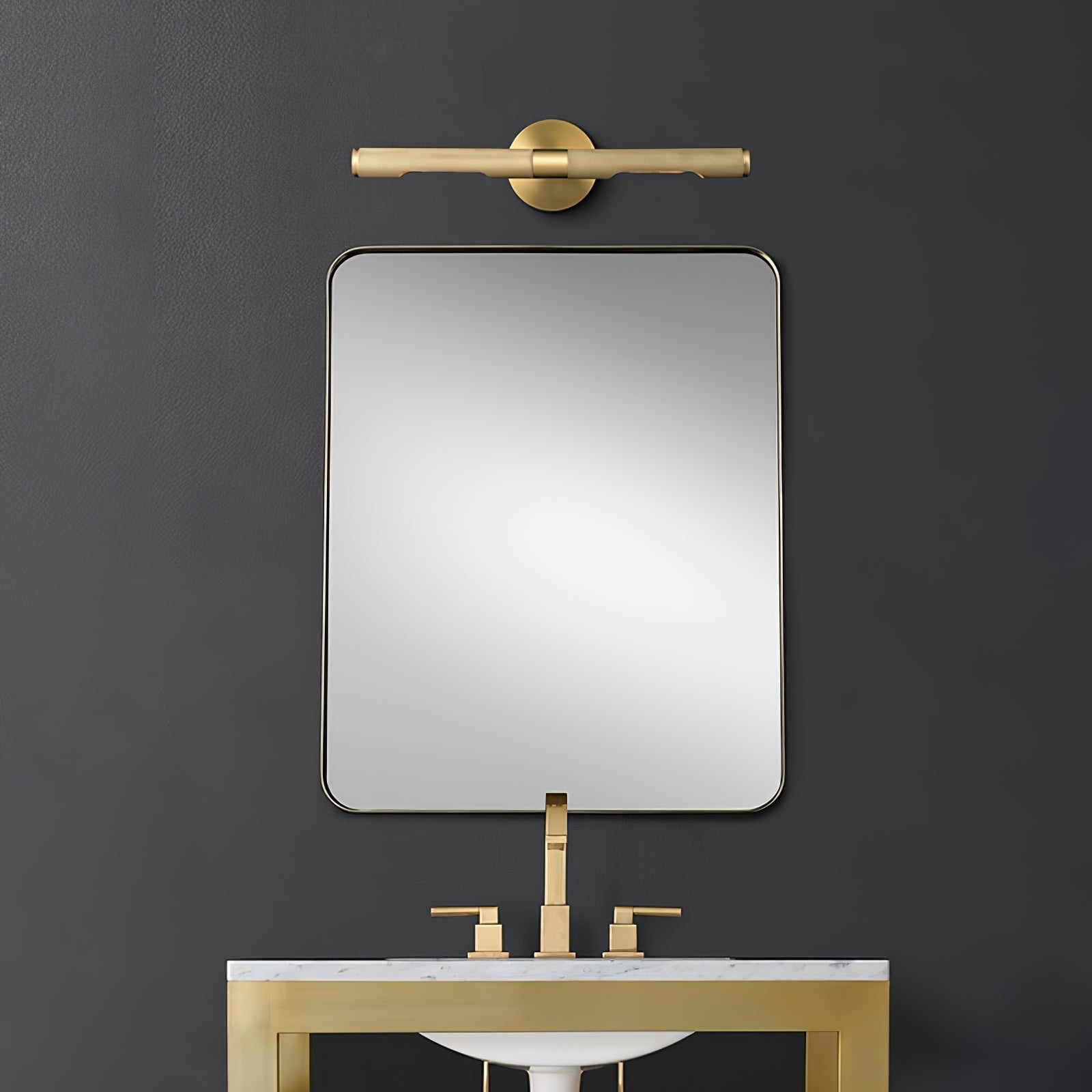 Solvain Moderne Messing LED Wandleuchte-Letslighting