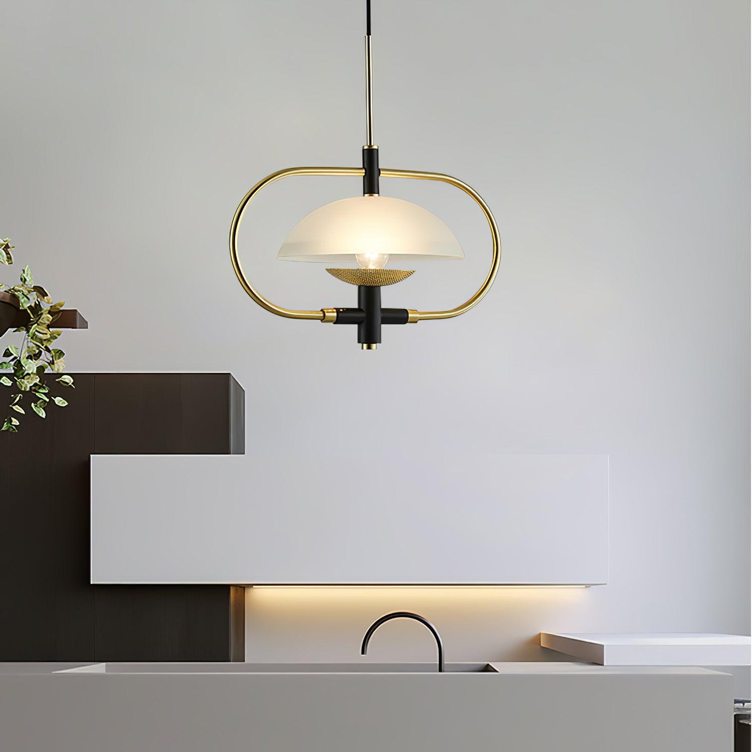 Cuvenara Nordisch Kunst Klassisch Glas Pendelleuchte-Letslighting