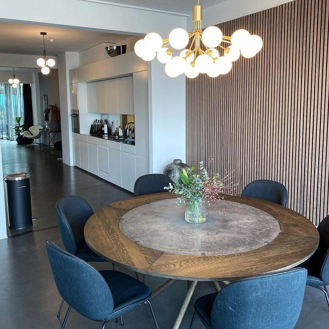 Lustra Pendelleuchte Glaskugel Cluster Messing-Letslighting
