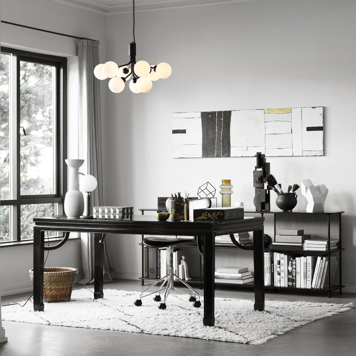 Lustra Pendelleuchte Glaskugel Cluster Messing-Letslighting