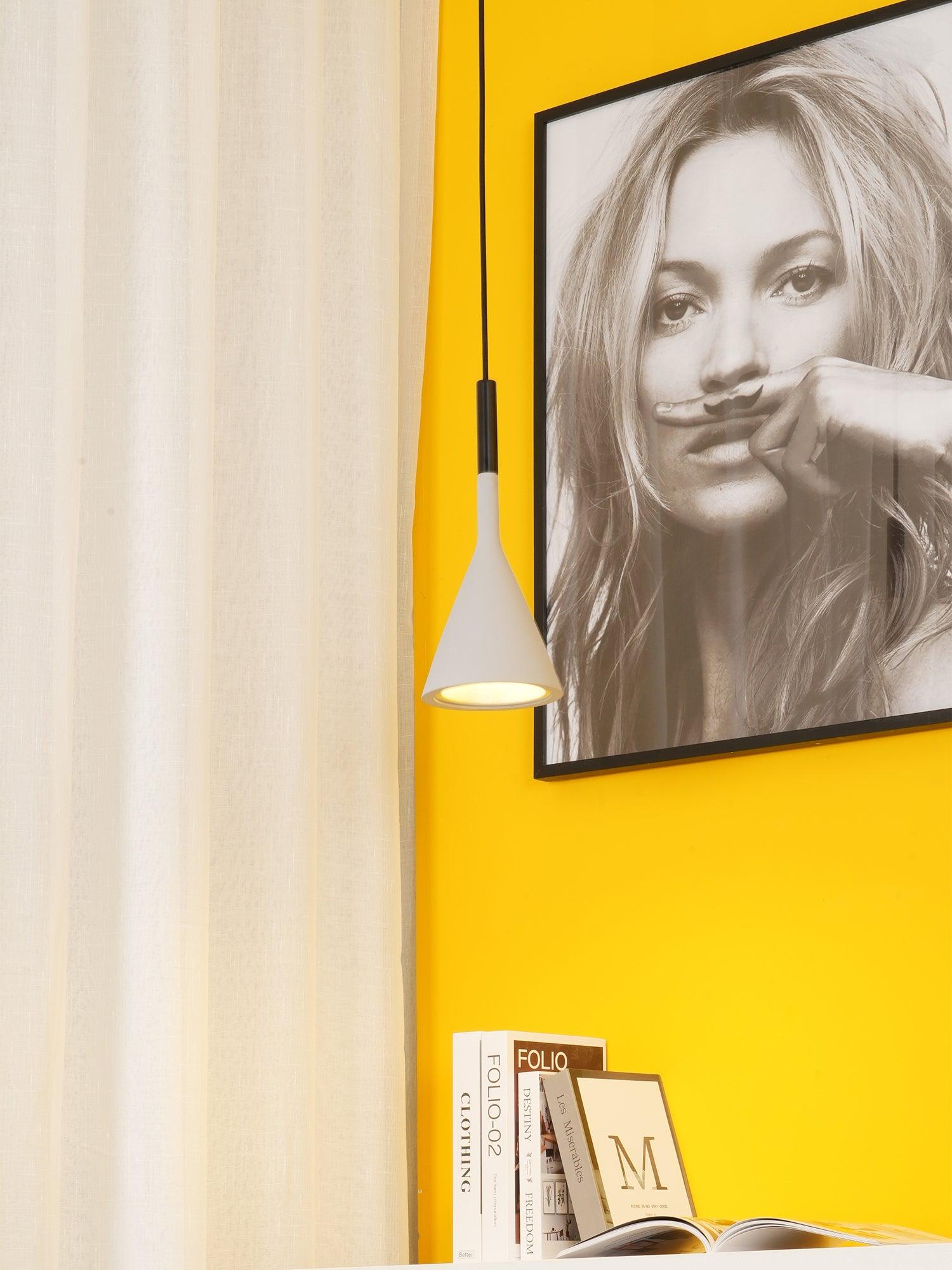 Conical Concrete Pendant Light - Blowlighting