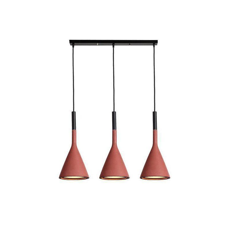 Conical Concrete Pendant Light - Blowlighting