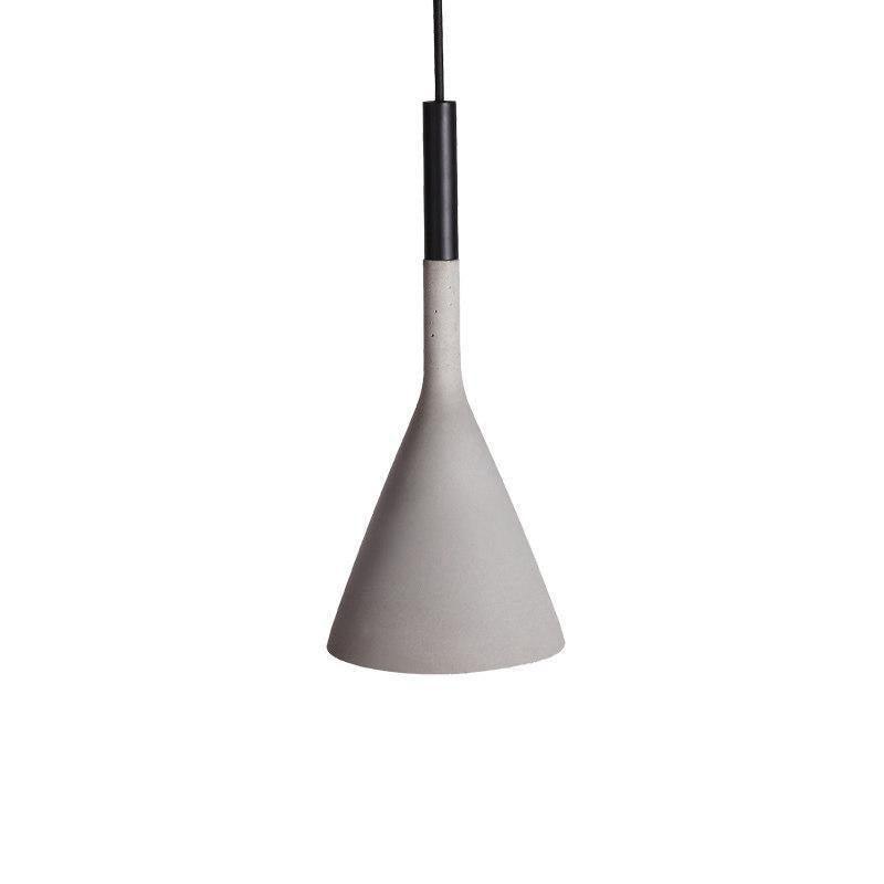 Conical Concrete Pendant Light - Blowlighting