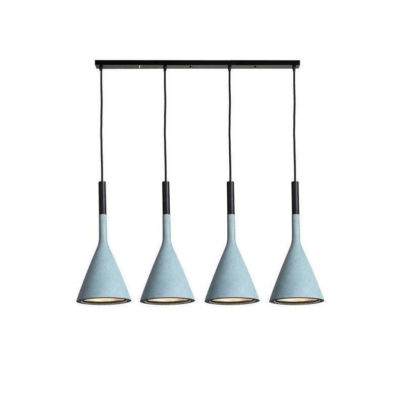 Conical Concrete Pendant Light - Blowlighting