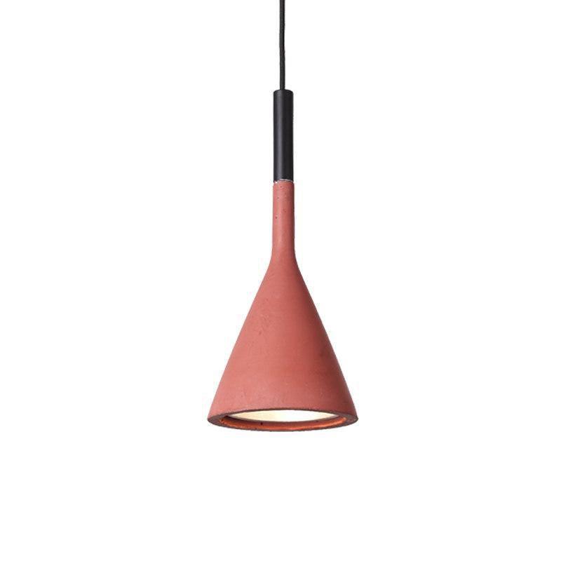 Conical Concrete Pendant Light - Blowlighting