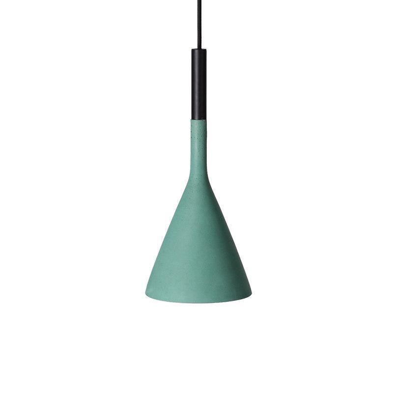 Conical Concrete Pendant Light - Blowlighting