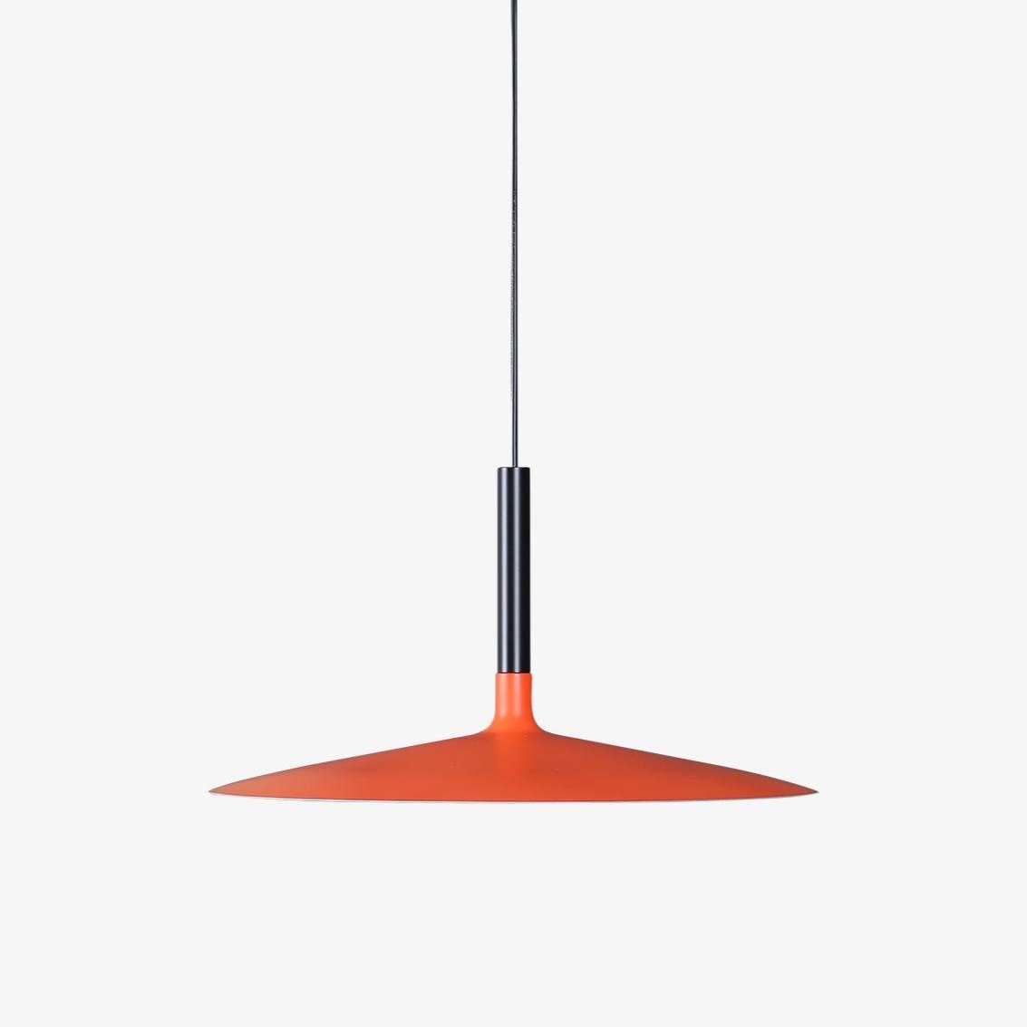Lustra Pendelleuchte Aluminium Flach Scheibe-Letslighting