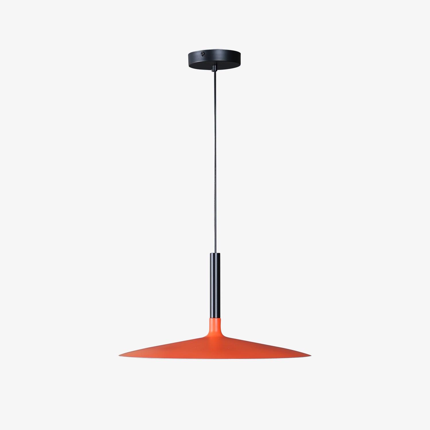 Lustra Pendelleuchte Aluminium Flach Scheibe-Letslighting