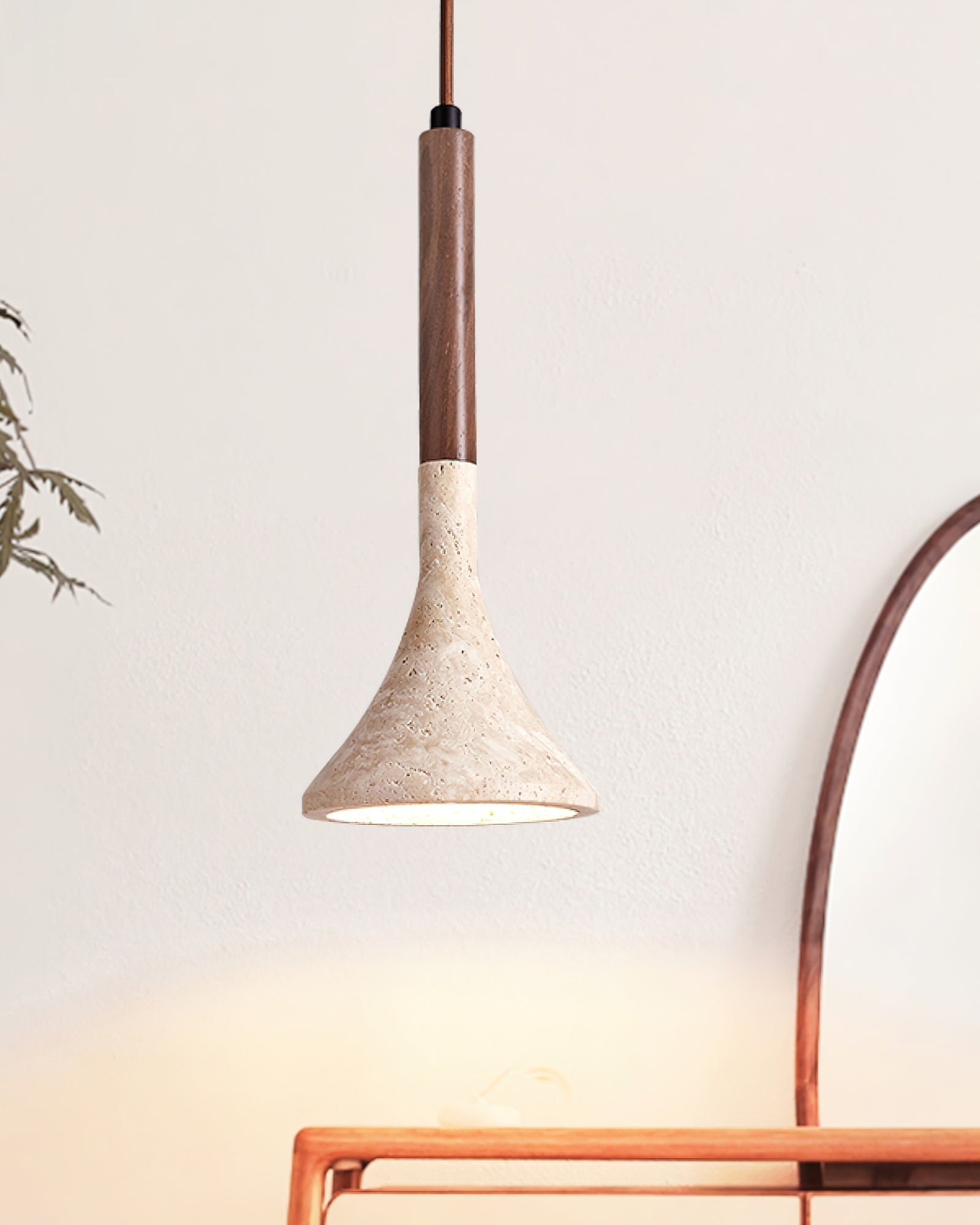 Ilnoren Travertine Pendant Light - Neutralighting