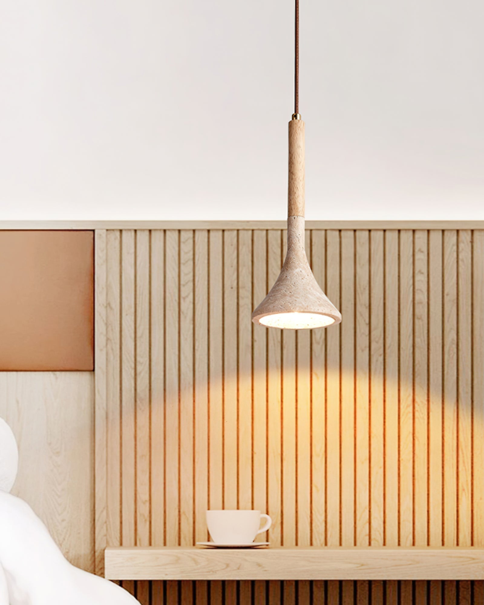 Ilnoren Travertine Pendant Light - Neutralighting