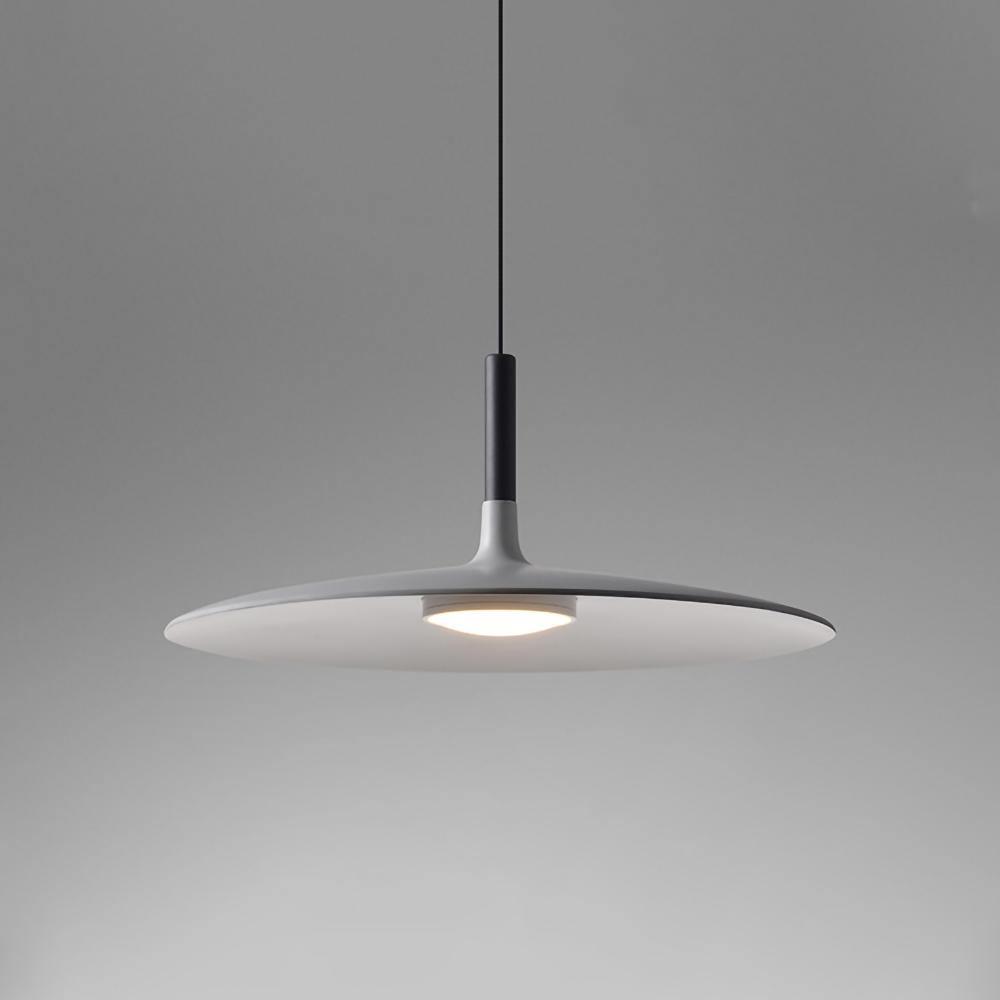 Lustra Pendelleuchte Aluminium Flach Scheibe-Letslighting