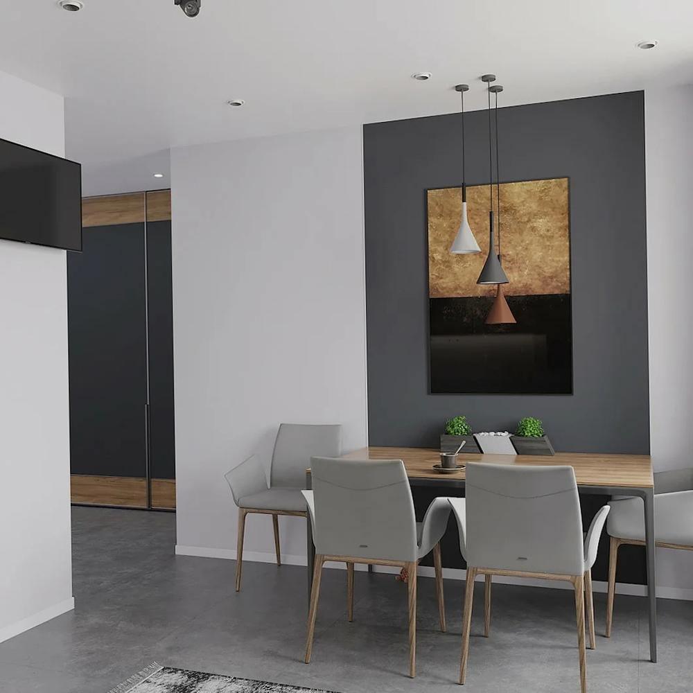 Conical Concrete Pendant Light - Blowlighting