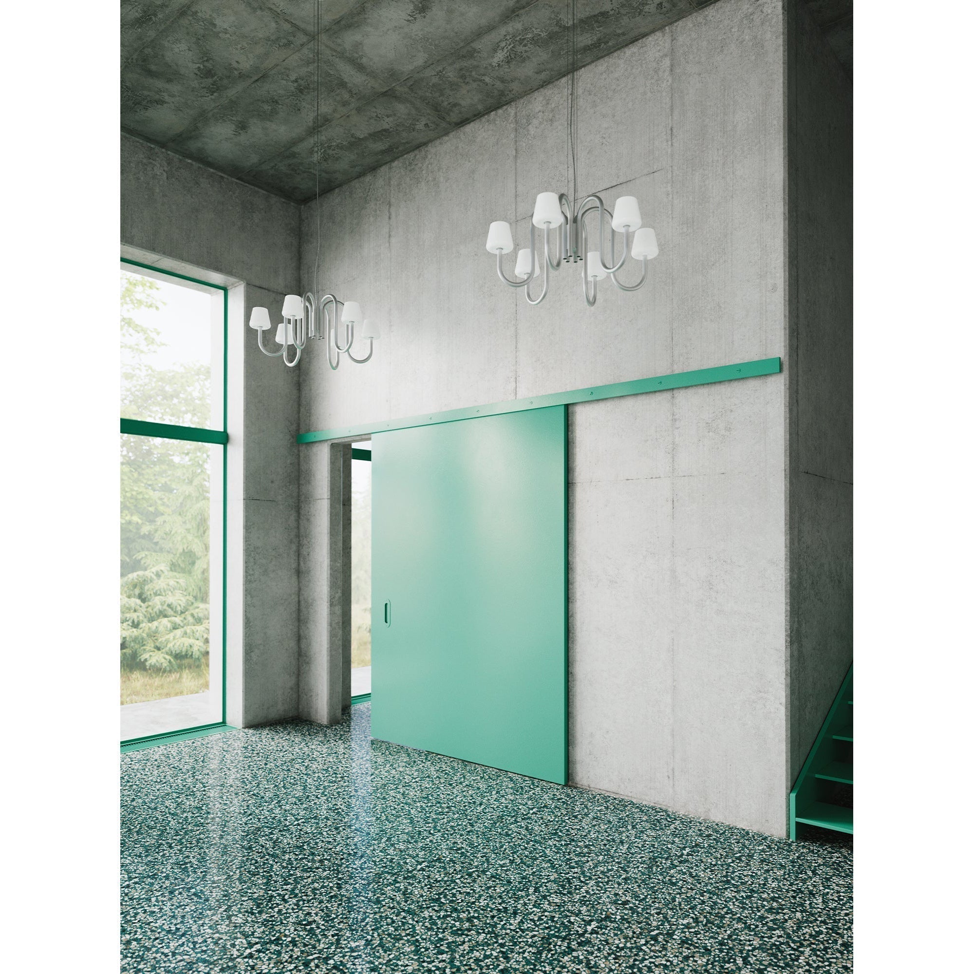 Ostruvyn Moderner Glas-Kronleuchter-Letslighting