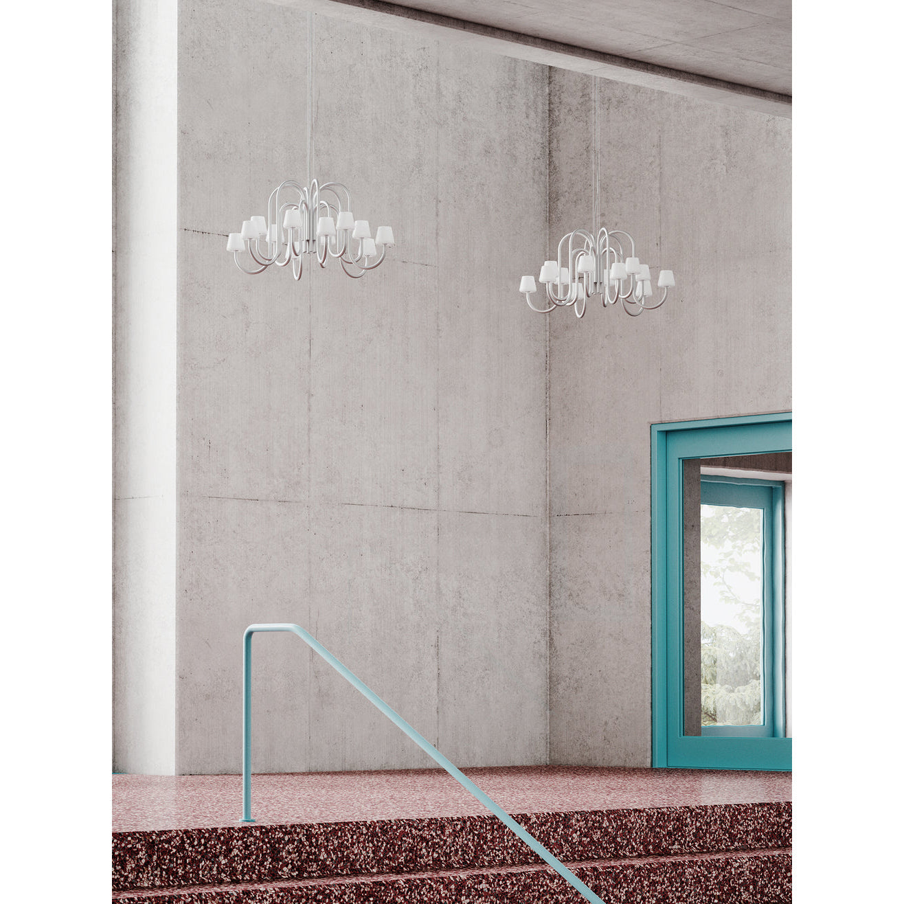 Ostruvyn Moderner Glas-Kronleuchter-Letslighting