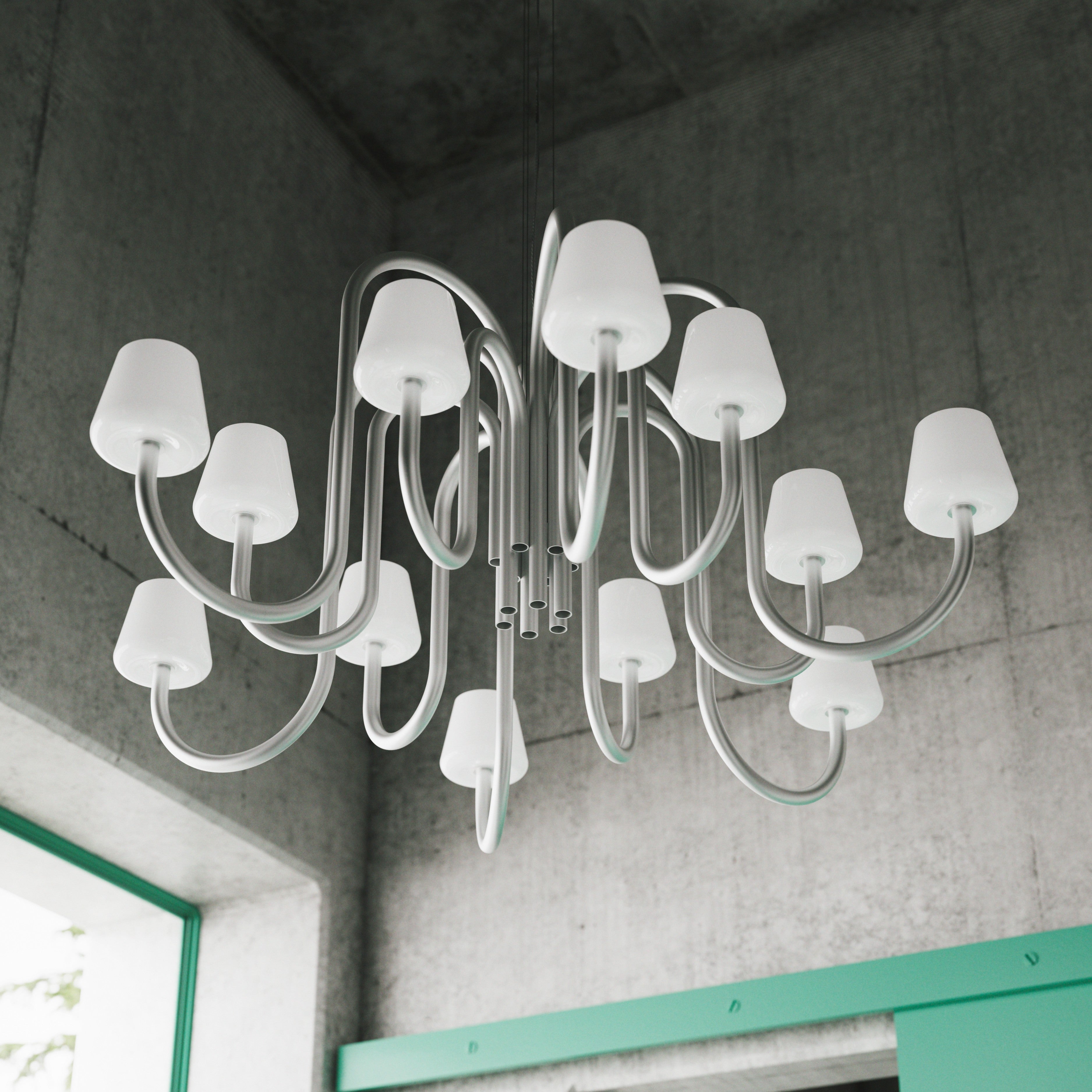 Ostruvyn Moderner Glas-Kronleuchter-Letslighting