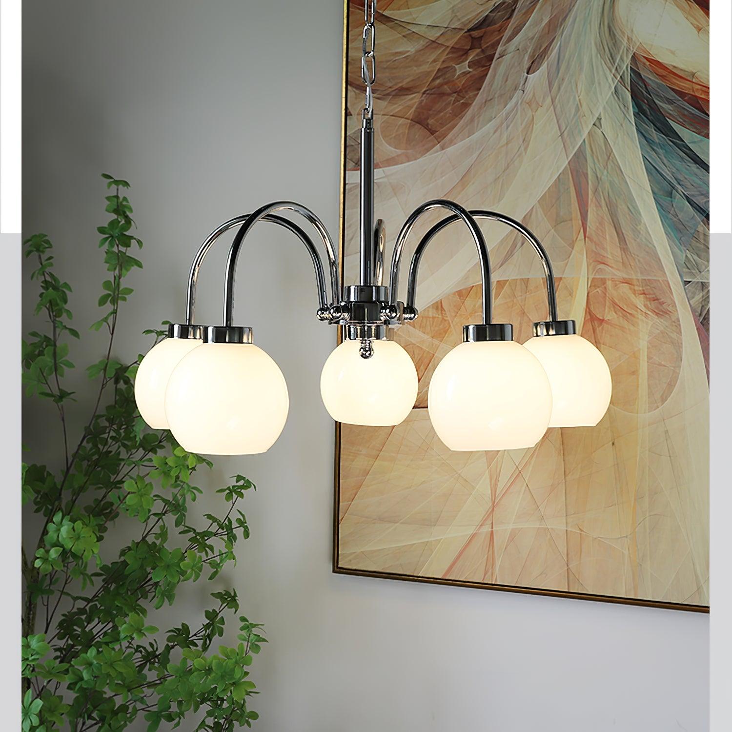 Lustra Kronleuchter Gelbe Glaskugeln-Letslighting