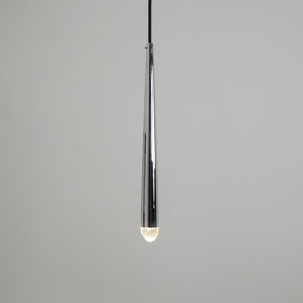 Chandelier Crystal Shade Brass Blackened Silver Luxe Staircase - Letslighting