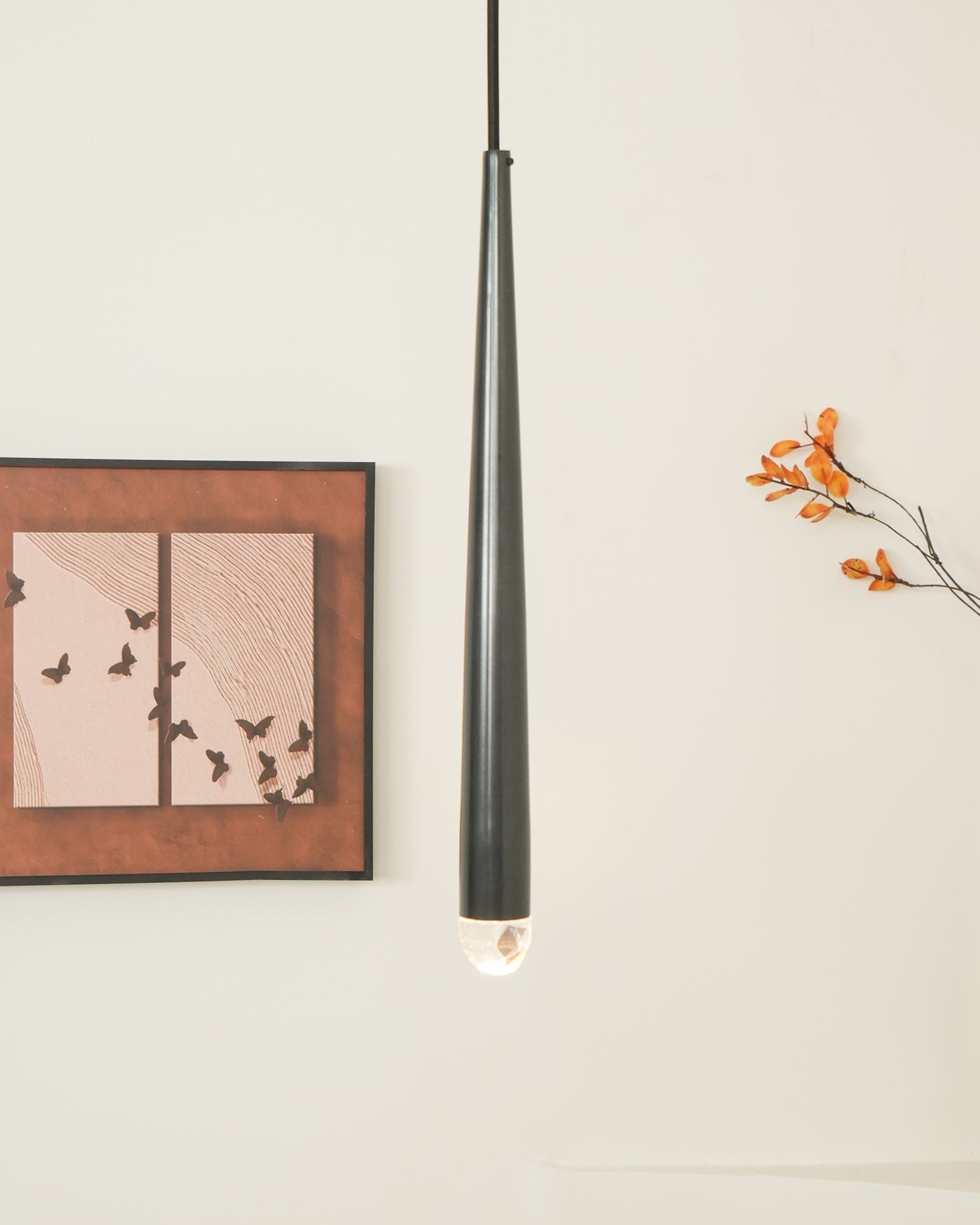 Chandelier Crystal Shade Brass Blackened Silver Luxe Staircase - Letslighting