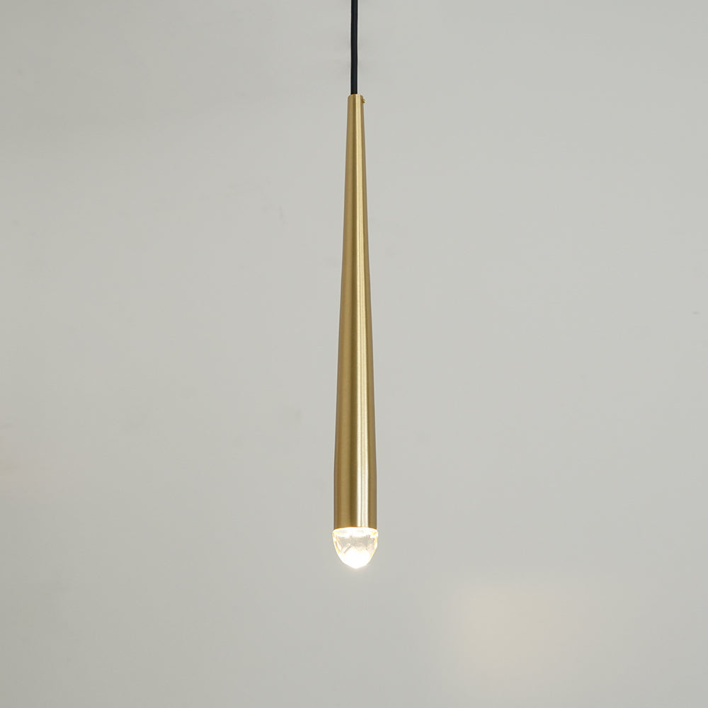 Chandelier Crystal Shade Brass Blackened Silver Luxe Staircase - Letslighting