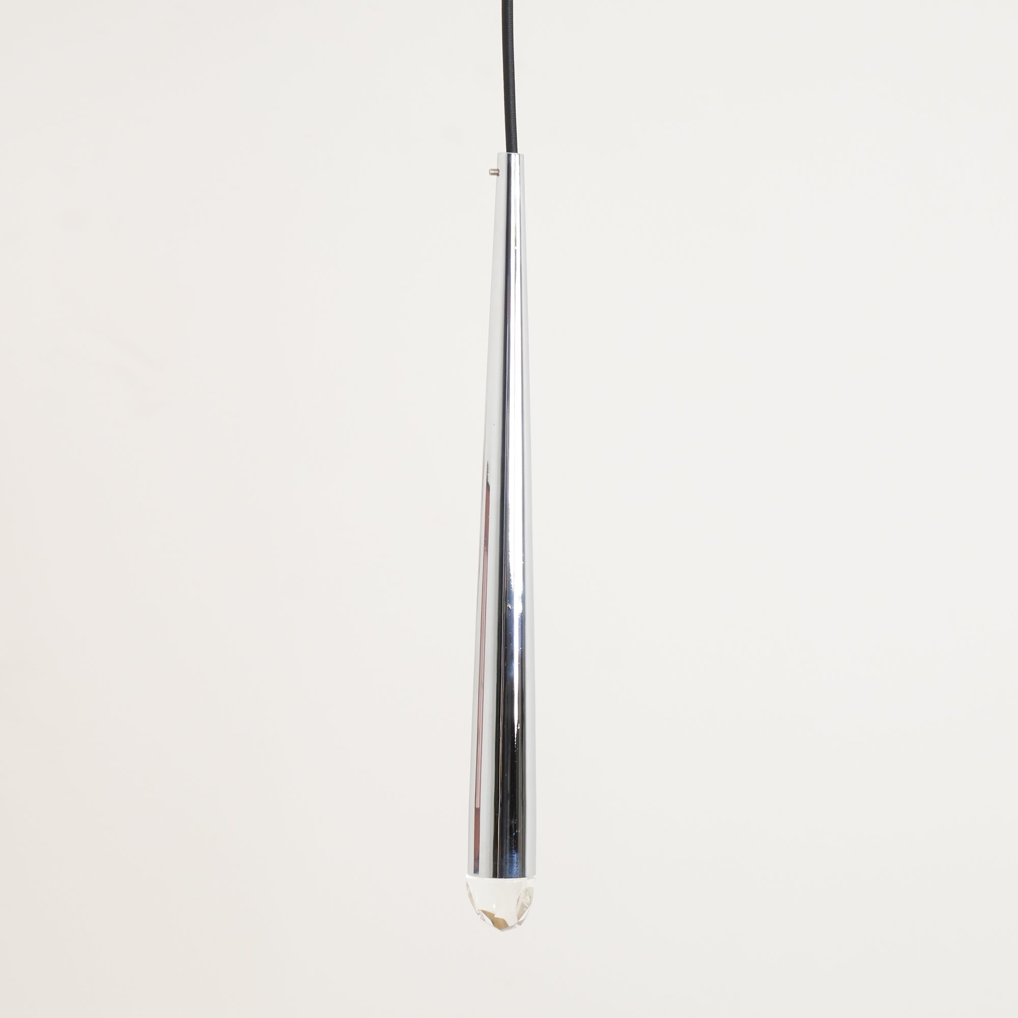 Chandelier Crystal Shade Brass Blackened Silver Luxe Staircase - Letslighting