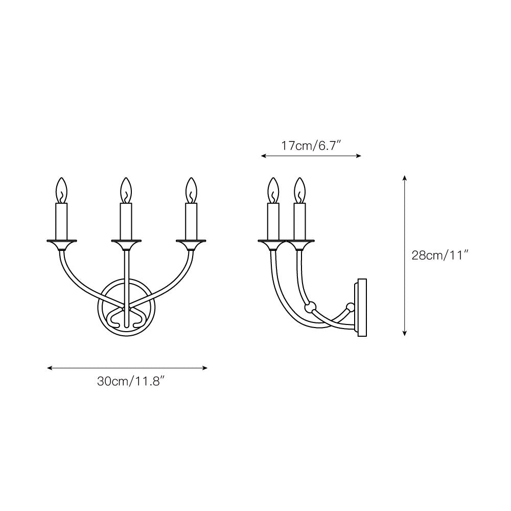 Qvistuvys Moderne Minimalistische Wandleuchte-Letslighting