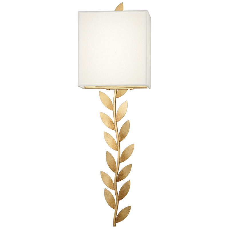 Plotuvyo Grove Messing Stoff Wandleuchte-Letslighting