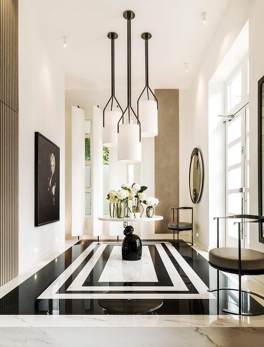Lustra Kronleuchter LED 3-flammig Messing Modern-Letslighting