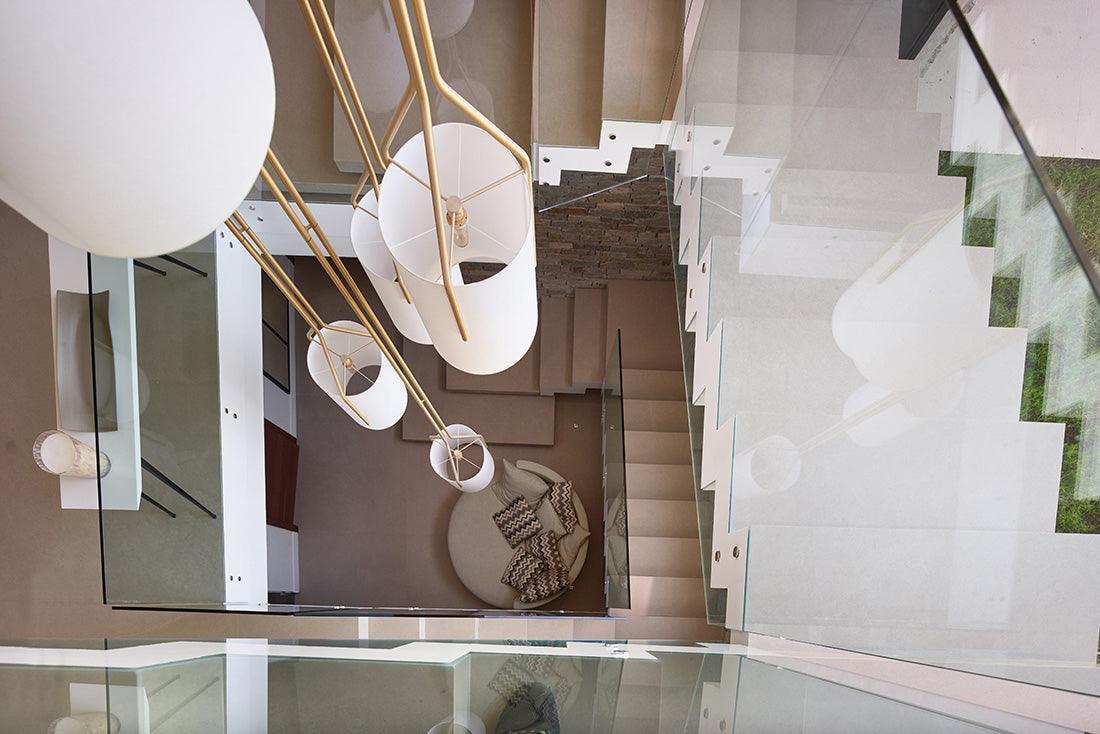 Lustra Kronleuchter LED 3-flammig Messing Modern-Letslighting