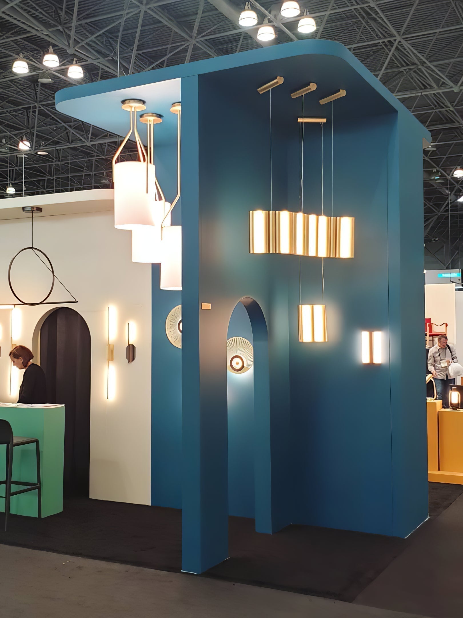 Lustra Kronleuchter LED 3-flammig Messing Modern-Letslighting