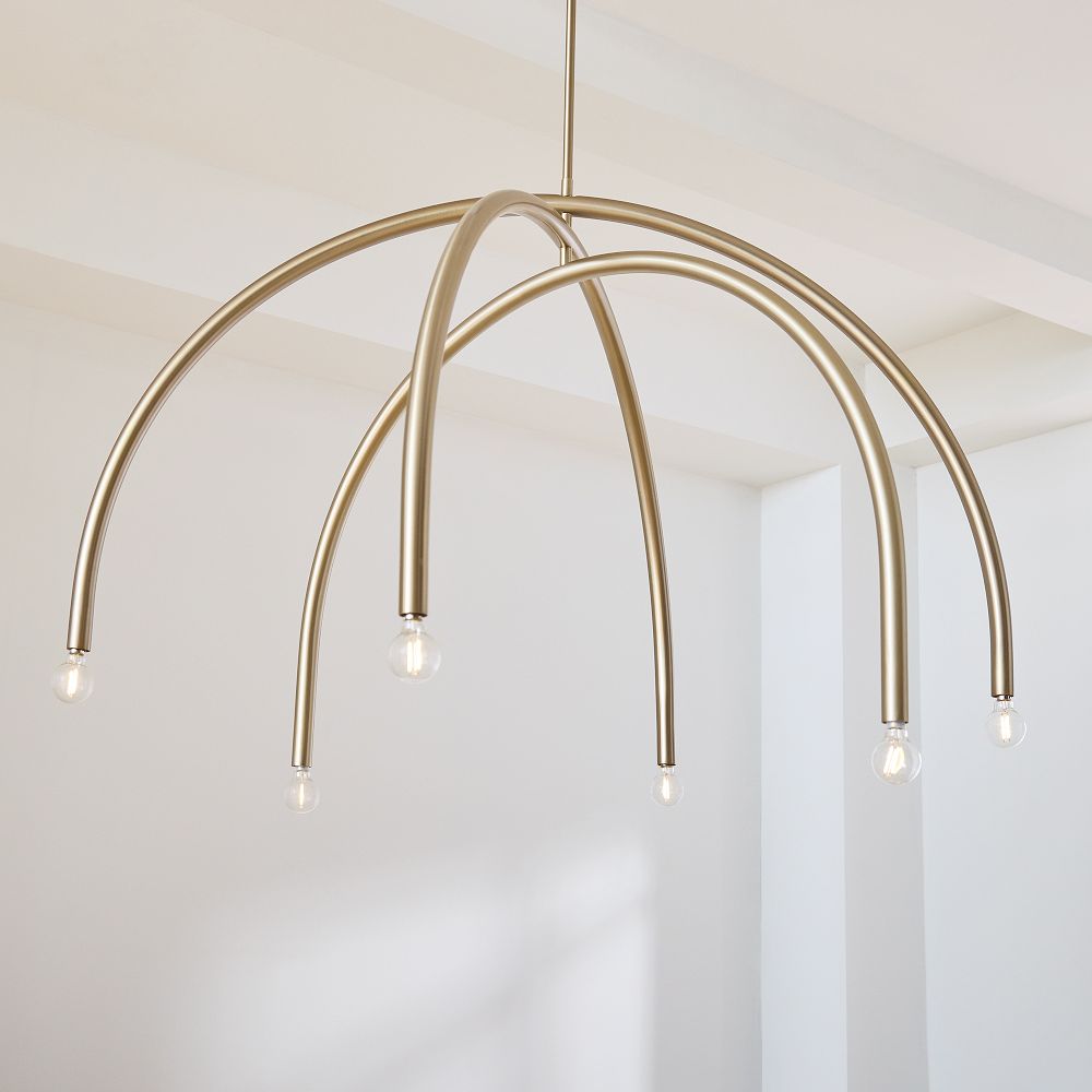 Hadden Minimalistischer Industrieller Messing-Kronleuchter-Letslighting