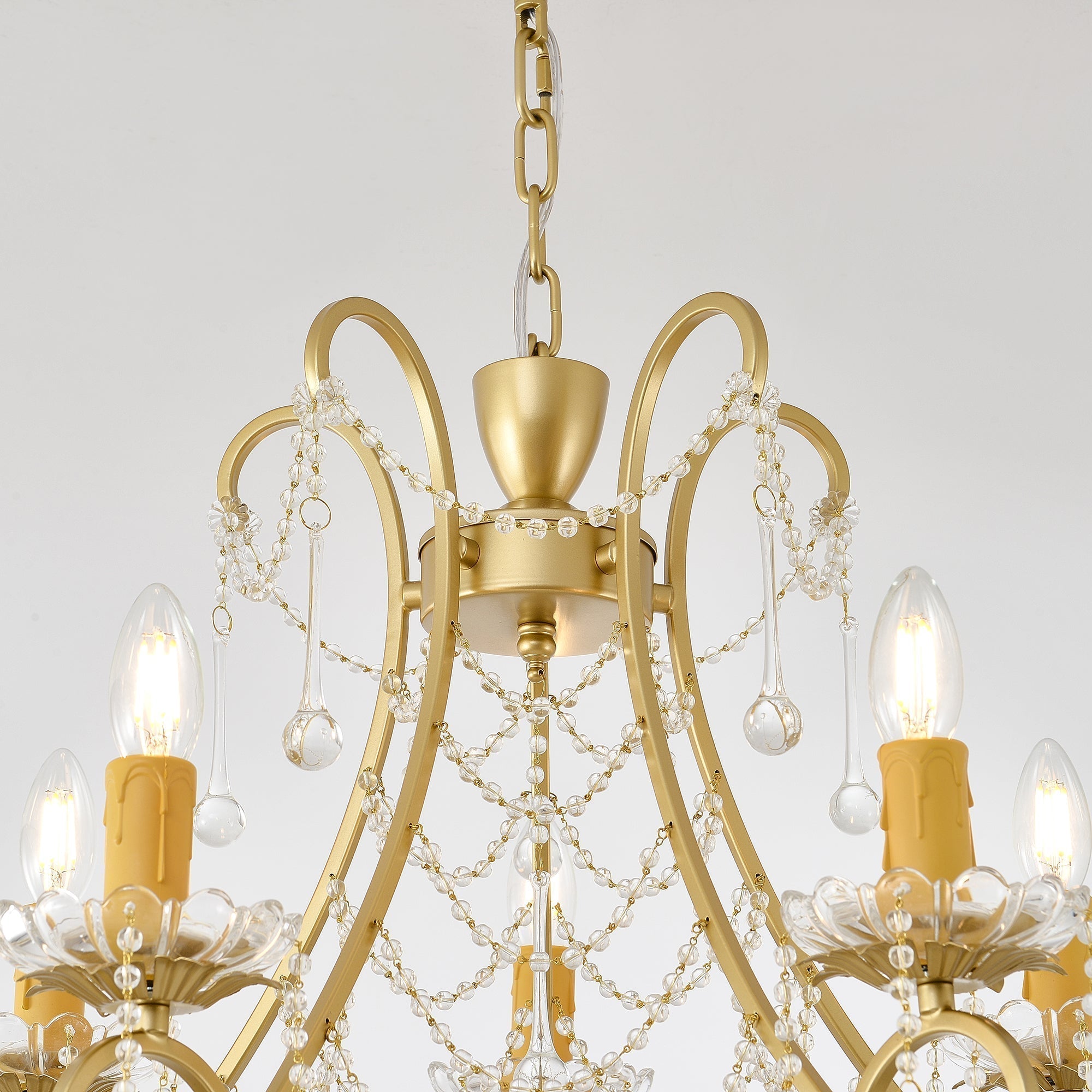 Qvistuvyo Luxus-Glas-Kronleuchter-Letslighting