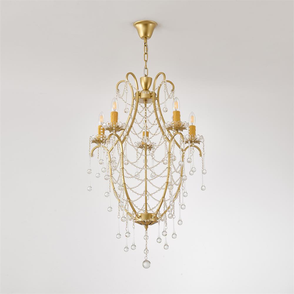 Qvistuvyo Luxus-Glas-Kronleuchter-Letslighting