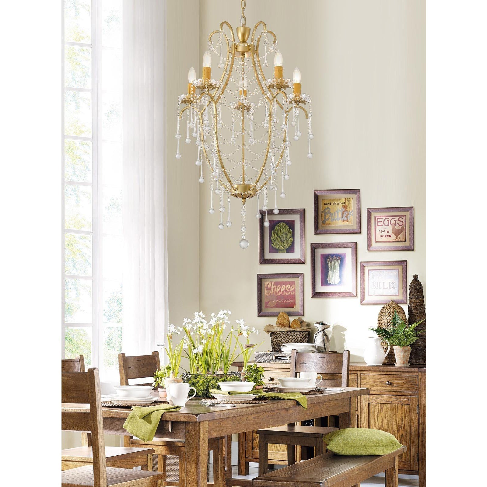 Qvistuvyo Luxus-Glas-Kronleuchter-Letslighting