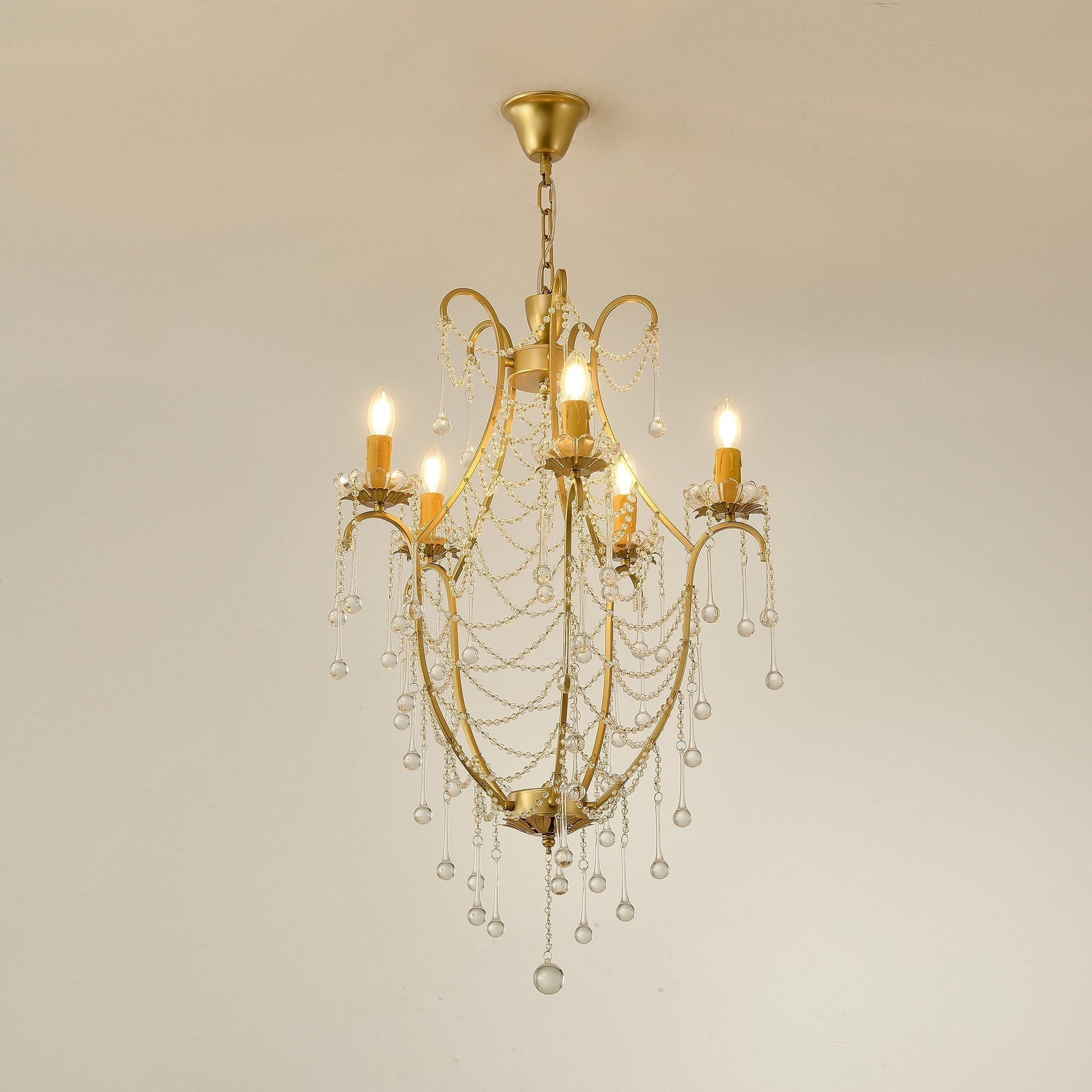 Qvistuvyo Luxus-Glas-Kronleuchter-Letslighting