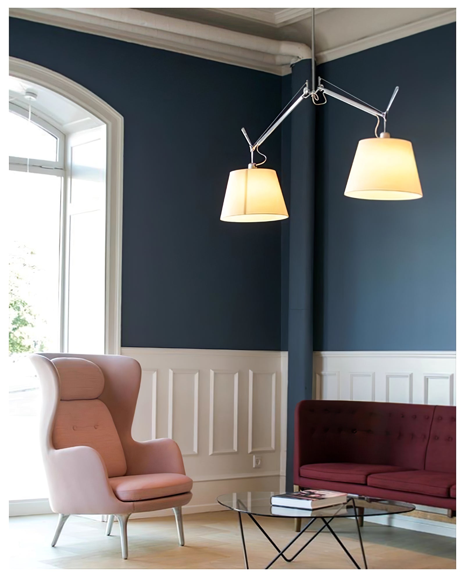 Evmirion Premium Elegance Stoff-Pendelleuchte-Letslighting