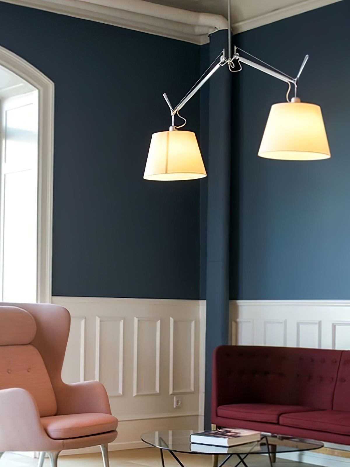 Evmirion Premium Elegance Stoff-Pendelleuchte-Letslighting