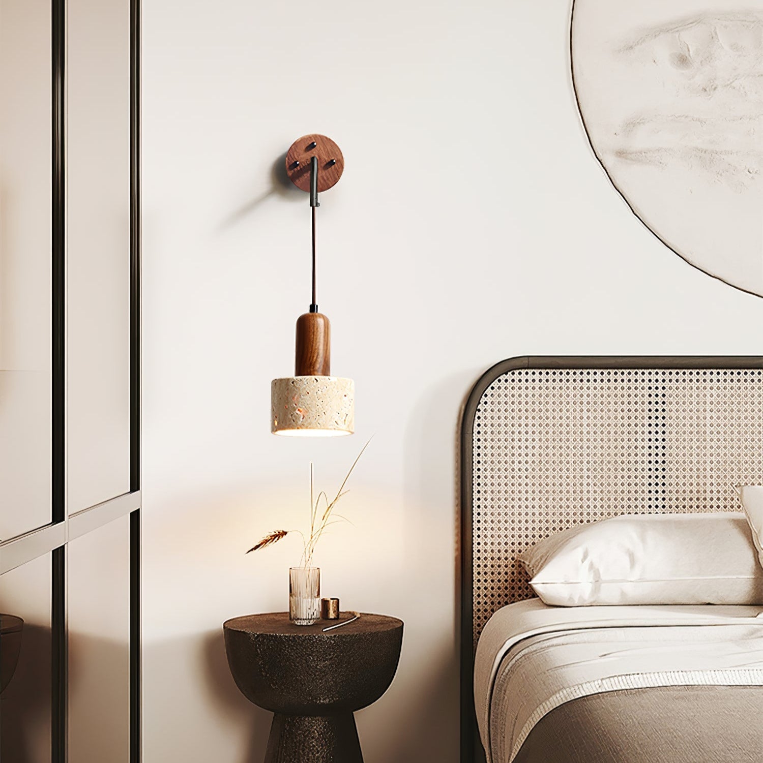 Alcarion Travertine Wall Light - Blowlighting