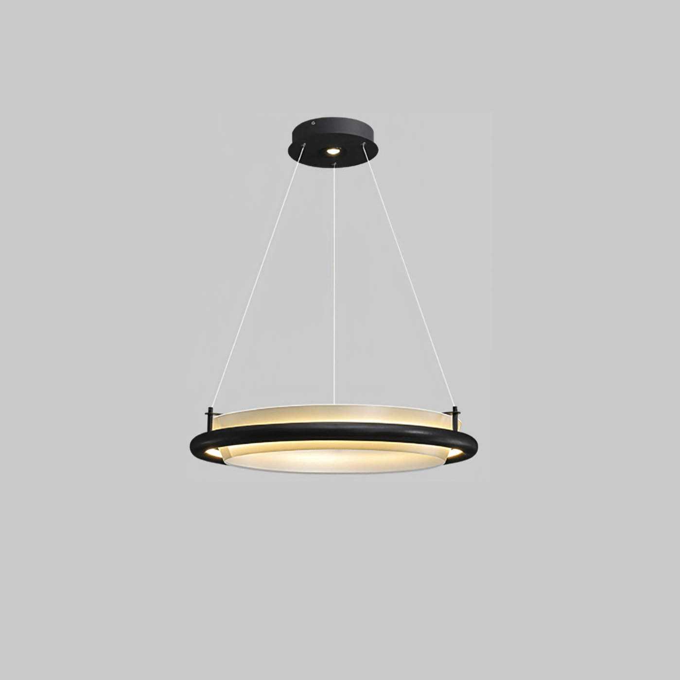 Olvelila Kreisförmige Pendelleuchte aus Holz-Letslighting