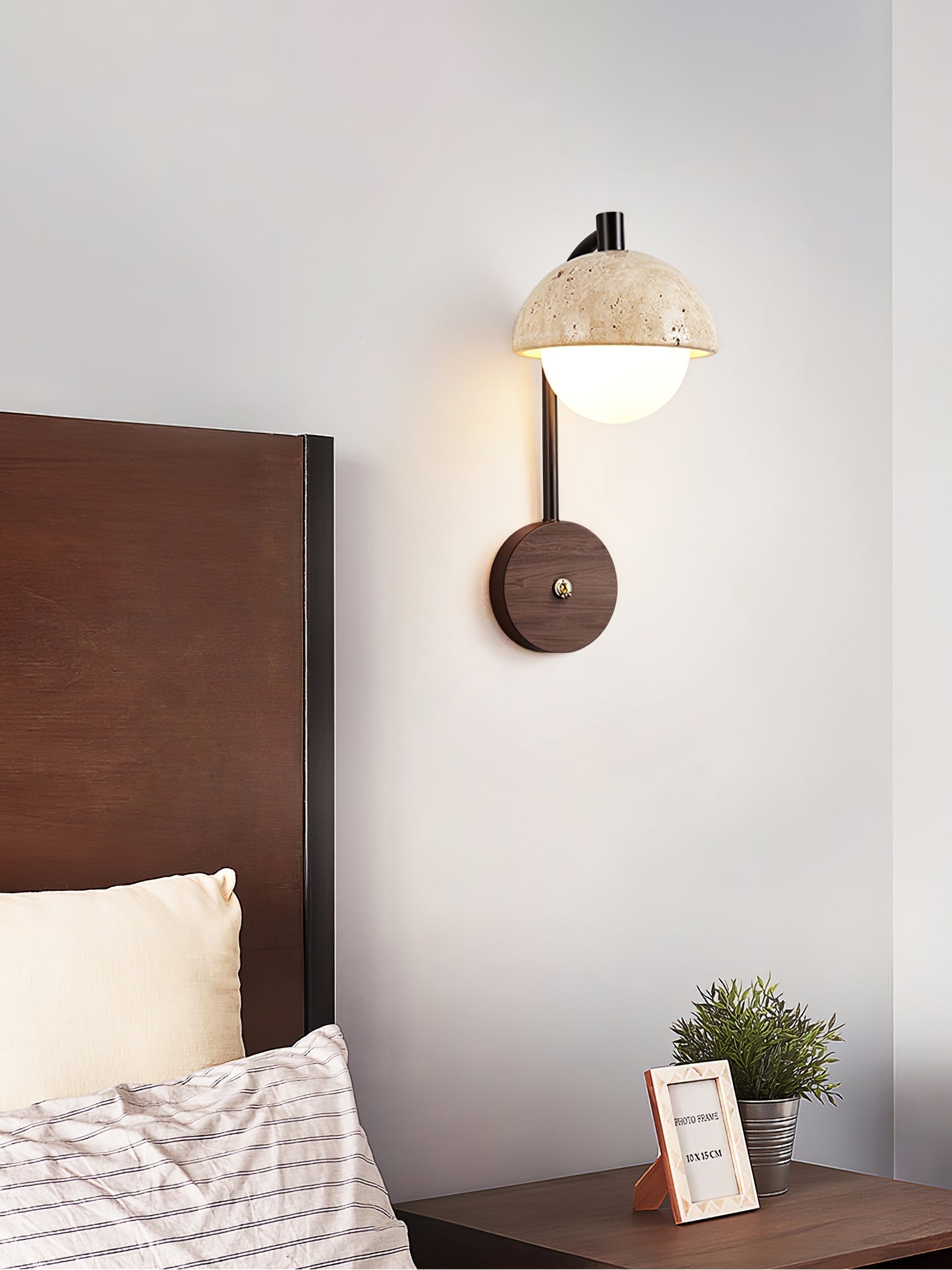 Arlo Travertine Wall Light - Blowlighting
